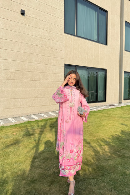Blush Bloom Kaftan – 2 Piece