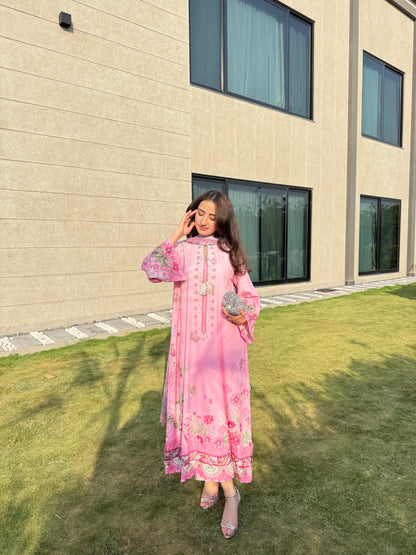 Blush Bloom Kaftan – 2 Piece