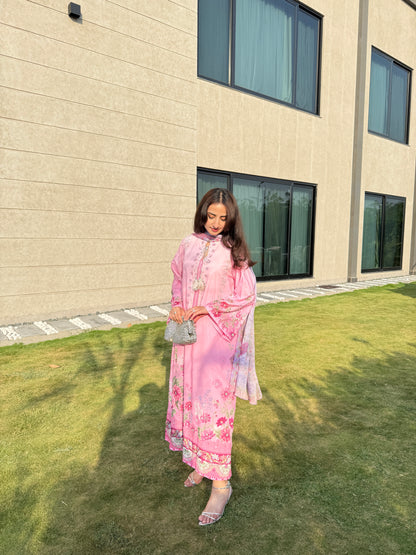 Blush Bloom Kaftan – 2 Piece