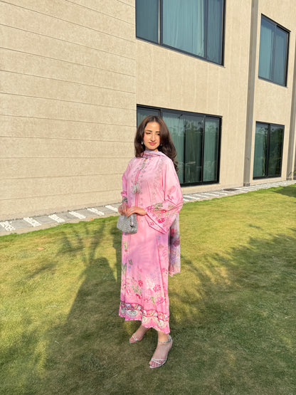 Blush Bloom Kaftan – 2 Piece