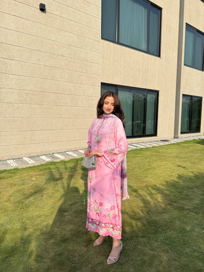 Blush Bloom Kaftan – 2 Piece