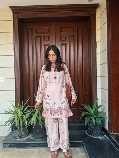 Blush Butterfly Coord Set