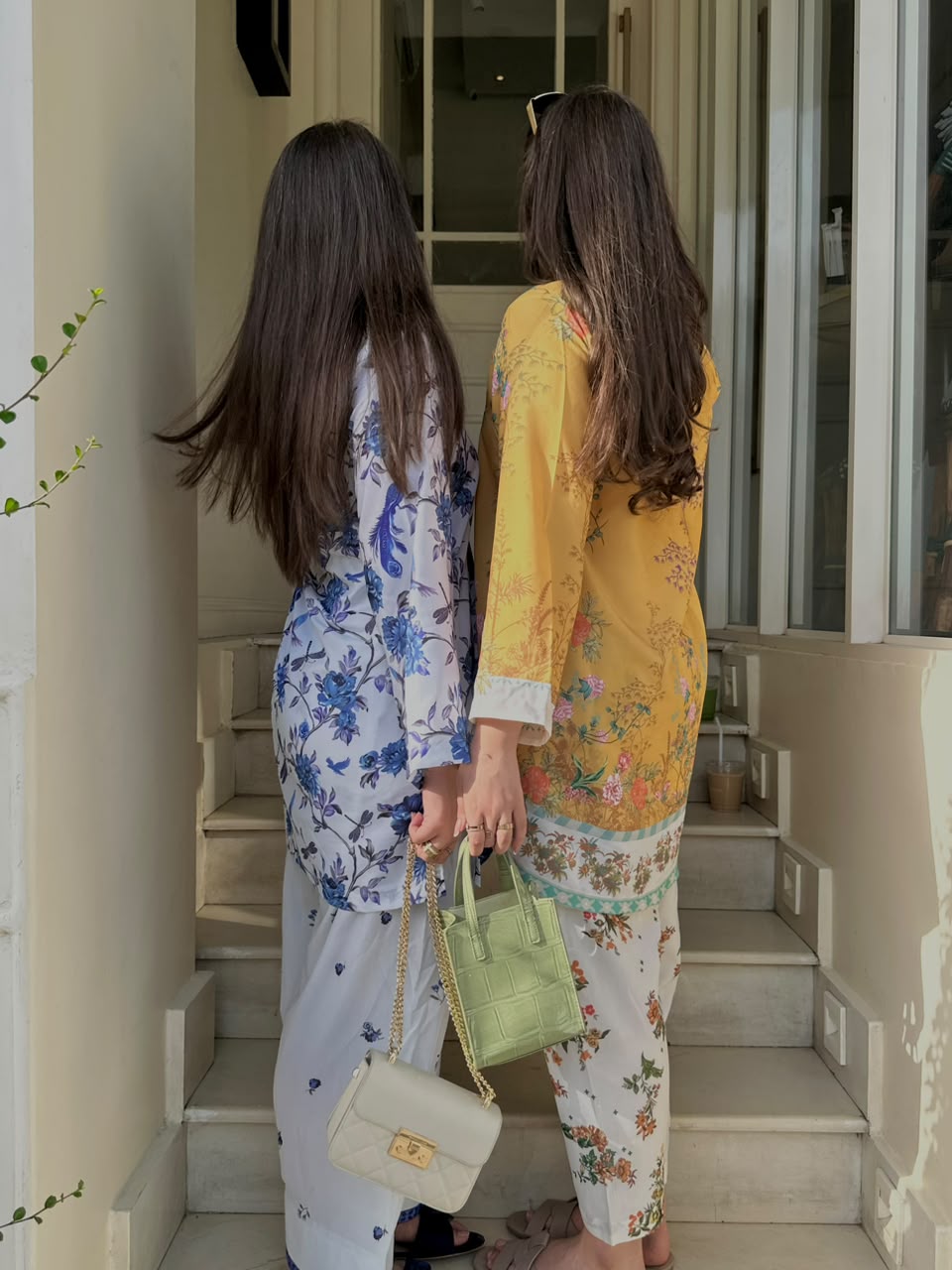 Bluebird bloom– 2 Piece Swiss Lawn Co-ord Set